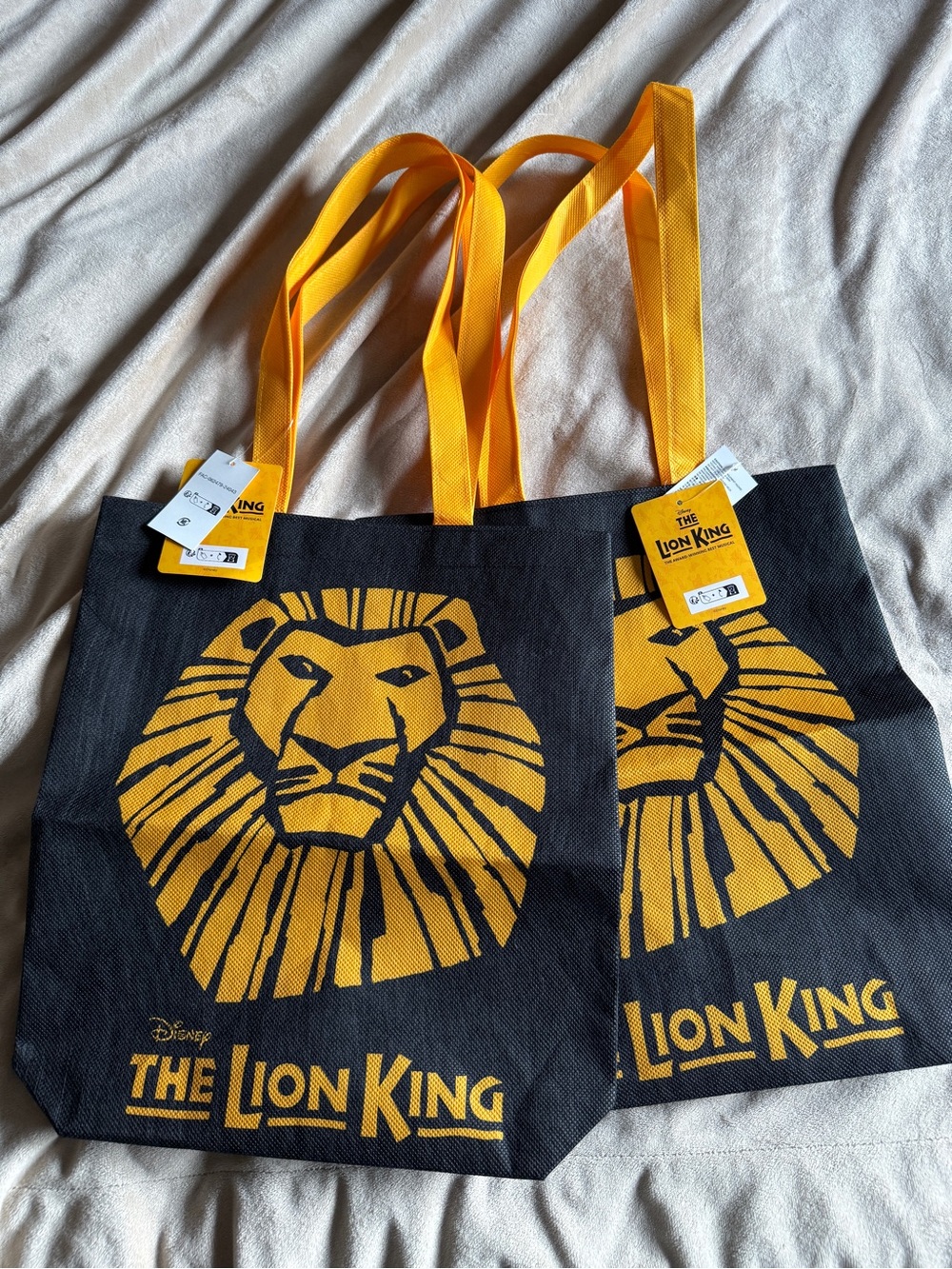 The Lion King Black & Yellow Tote Bag - Disney